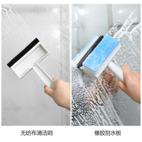 日本卫生间玻璃清洁刷家用擦玻璃神器镜子刮水器浴室墙面清洁刷子