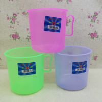 100个(/个)随机|08口杯10cm塑料漱口洗漱刷牙杯调色杯勤发大口杯无盖厂家直销