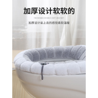 马桶坐垫家用网红坐便套马桶垫四季防水贴冬季毛绒加厚圈通用