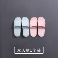 情侣鞋架-中号(可放2双拖鞋)|免打孔浴室放拖鞋墙上置物架厕所壁挂收纳神器卫生间用品大全鞋架