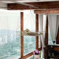 正方形1层不锈钢晒衣篮|晒衣篮晾衣网兜不锈钢平铺衣架袜子羊绒衫内衣家用神器晾毛衣专用