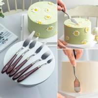 蛋糕抹面神器刮刀裱花抹平抹面奶油小抹刀画烘焙工具5件套