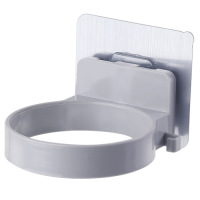 灰色|卫生间吹风机架免打孔家用浴室置物壁挂收纳架电吹风挂架风筒架子