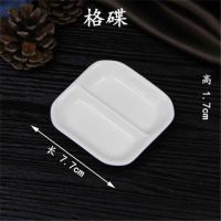 格碟-1|v筷架纯白色陶瓷筷子架酒店摆台餐具双筷枕汤匙托筷托筷子托