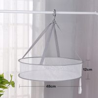 灰色小号48cm单层|晒衣篮家用平铺毛衣蓝凉衣架神器网兜双层袜子晾衣网平摊羊绒衫袋