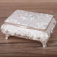 银白牙签盒(方形)|欧式牙签盒创意客厅茶几餐桌办公室酒店ktv酒吧牙签筒复古摆件