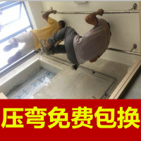 304阳台不锈钢固定式晾衣架晒衣服吊顶挂衣杆防风防滑侧装单双杆