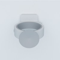 白灰-吹风机架|吹风机架子免打孔浴室壁挂家用卫生间置物架风筒架收纳电吹风挂架