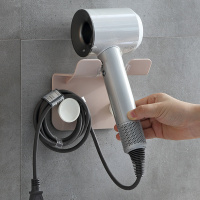 免打孔电吹风支架吹风机架浴室壁挂吹风机架子卫生间风筒架置物架