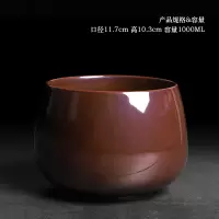 窑变圆满水盂棕色-小号|茶具茶洗大小号窑变复古杯洗日式陶瓷禅意水盂家用茶渣桶茶道配件