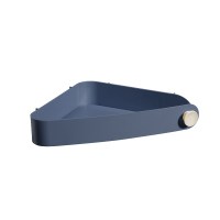 午夜蓝|厕所浴室置物架三角架免打孔洗澡间浴室用品收纳神器塑料架子