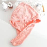 粉红|干发帽女吸水速干擦头发毛巾加厚包头浴巾长发可爱浴帽干发巾