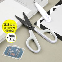 175SF不粘胶灰色| 日本175镀钛防粘胶の好剪刀防生锈弧线刀刃保护套