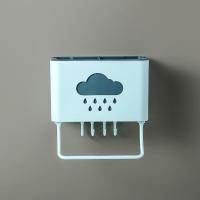 蓝色|筷子筒创意家用塑料沥水筷子架置物架筷子笼多功能厨房餐具收纳架