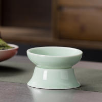 青瓷鱼趣单个过滤组安全包装|青瓷鱼趣茶壶功夫茶具套装家用简约陶瓷礼盒装公司logo礼品