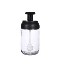 300ML调料罐 6只实惠装|调料瓶玻璃密封罐厨房用品蜂蜜收纳瓶烧烤刷油壶家用调味盒储物罐