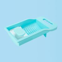 蓝色1个|洗衣板搓衣板家用宿舍小型迷你塑料加厚贴身衣物洗袜子神器洗内衣