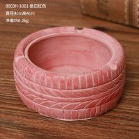 轮胎红色|复古多功能防飞灰烟灰缸创意个性潮家用客厅办公室防风烟缸ins