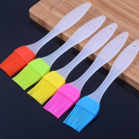三支小油刷[随机颜色]|油刷子家用耐高温油刷不掉毛烧烤刷厨房烙饼硅胶刷烘焙工具小刷子