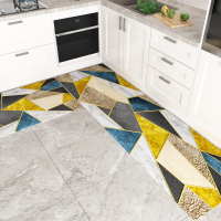 厨房地垫防滑防油家用可擦免洗门口地垫进门卧室地毯门垫子可裁剪