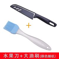 水果刀+食品级油刷|陶瓷水果刀套装刀具宿舍家用学生瓜果刀便携随身削皮刀小刀三件套