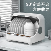 消毒碗柜放碗筷收纳箱收纳盒带盖装餐具盘碗碟置物架厨房沥水碗架