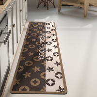 厨房地垫可擦免洗防滑防油脚垫门垫进门家用垫子浴室门口满铺地毯