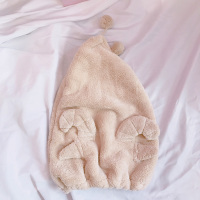 驼色小羊|创意卡通加厚吸水干发帽速干包头巾擦头发成人浴帽可爱长发干发巾