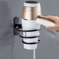 浴室吹风机架免打孔卫生间壁挂架风筒架电吹风支架收纳置物架fx