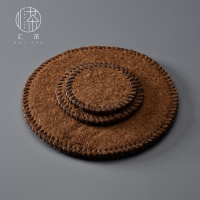 汇茶手工茶垫加厚棕垫棕麻棕杯垫紫砂壶茶杯托编织隔热茶道零配件