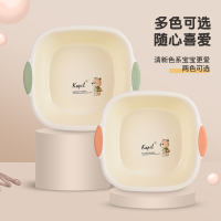 3个装婴儿洗脸盆新生儿用品洗屁屁股儿童塑料pp盆家用宝宝小盆子