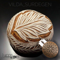 卢卡斯ufo割包刀 圆刀法棍欧包划口刀 黑胡桃木免费刻字烘焙工具