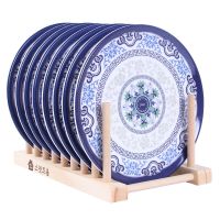 密胺仿瓷隔热垫餐桌垫碗垫子盘垫锅垫圆形家用加厚耐热防烫垫套装