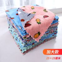 加大款大号 15条装[颜色随机]|吸水不沾油不掉毛抹布厨房吸水擦桌擦碗洗碗布巾擦手巾百洁布
