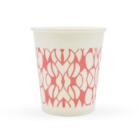 树纹纸杯加厚8盎司230ml 混搭500只|一次性杯子家用水杯加厚商务办公可logo茶水整箱纸杯子500只