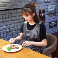 一次性透明加厚塑料创意围裙火锅龙虾烧烤成人防油污围兜