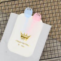 2彩叉2长盘(50套)|一次性生日刀叉盘蛋糕餐具盘子叉子碟四合一组合蜡烛套装50套