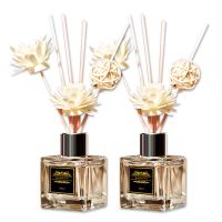 香薰套装-50ML(2瓶装) 百合-(法国原料)|空气清新剂家用卧室内香薰厕所除臭卫生间固体清香剂