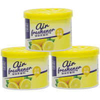 [加量装100g]柠檬3个装|天然空气芳香剂室内卫生间家用持久清香香薰香膏除臭剂清新剂
