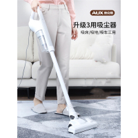 奥克斯吸尘器家用小型手持式大吸力功率力车载猫毛_至尊配置白色