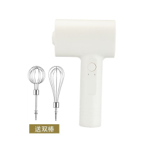 法耐无线电动打蛋器家用迷你奶油自动打发器蛋糕烘焙手持充电搅拌机器 白色-_1台 EB01