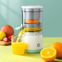 狄丽莫多功能榨橙器便携榨汁机家用水果机USB充电可视果汁分离机