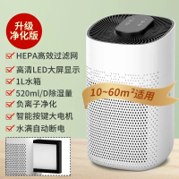 奥克斯(AUX)除湿机家用抽湿机室内抽湿机回南天除湿家庭抽湿器_白色升级净化版双核除湿HEPA高效过10-60㎡适用