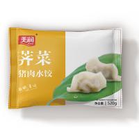 美润 荠菜猪肉水饺 520g/袋