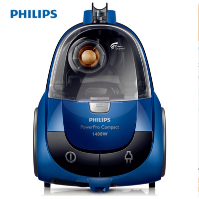 飞利浦(PHILIPS)卧式吸尘器家用清洁机强劲大功率大吸力吸尘吸灰吸螨虫除螨新年礼物 高效除尘FC9351