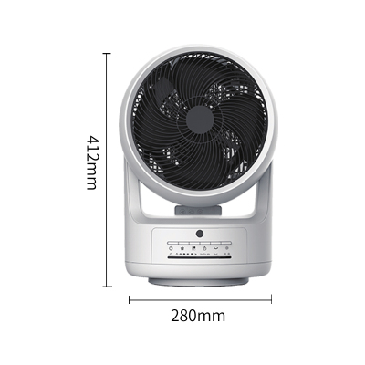 松下(Panasonic)取暖器DS-WF1522CW 家用 桌面暖风机速热电暖气 冷暖两用 遥控定时 电风扇