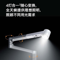 戴森(DYSON)CF06落地灯 4灯合一 低频闪 AA级照度 呵护眼睛 [黑色]