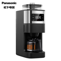 松下 Panasonic 可拆卸式 触控式屏幕 豆粉两用 自动清洗 咖啡机 NC-A701