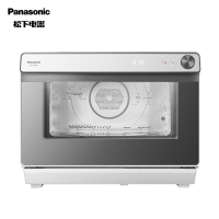 松下(Panasonic) 31L家用蒸烤箱 电烤箱 蜂巢循环蒸烤一体机 第五代双直喷纯蒸 智能菜单NU-SC350W