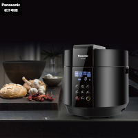 松下(Panasonic)5L 智能电压力锅 电饭锅 1-8人 磁动力 无轴搅拌原汁煲 16种安全保障 SR-SG501
